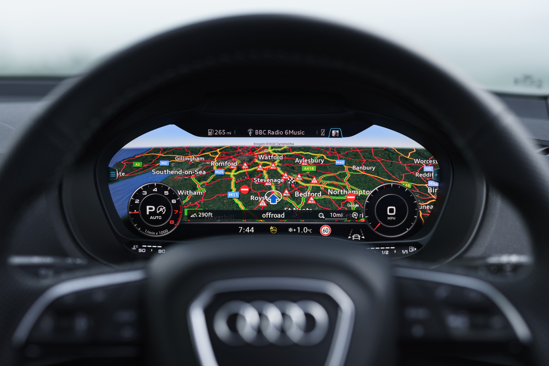 Audi Q2 Review 2022 Dials